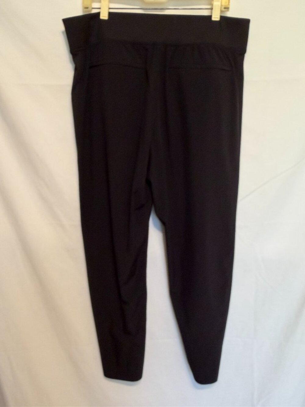 Kirkland Signature Women's Ankle Pant Wrinkle Resistant Black ~ Size XL